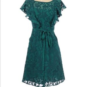 Anthropologie Moulinette Souers Teal Dress